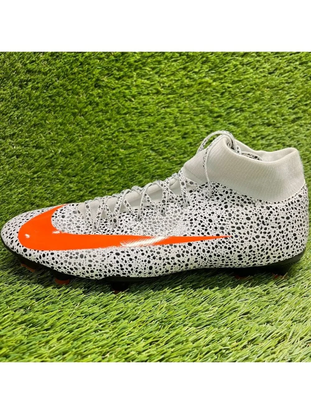 Nike Mercurial Superfly 7 Academy CR7 Mens Size 9 Gray Running Soccer Cleats
